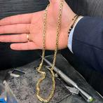 14k gouden koningsketting prachtig schakel ketting, Sieraden, Tassen en Uiterlijk, Kettingen, Ophalen of Verzenden, Zo goed als nieuw