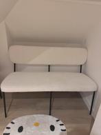 Eetkamerbank teddy wit nieuw, Ophalen, Zo goed als nieuw, Wit, Eén