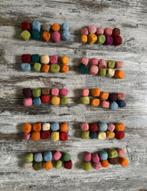 100 vilten bolletjes, slechte kwaliteit Eur 2,50, Ophalen of Verzenden, Gebruikt