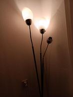 Vintage staande lamp, Huis en Inrichting, Lampen | Vloerlampen, Ophalen, Gebruikt, Glas, Vintage jaren 50