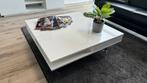 Supernette Ikea salontafel in hoogglans wit, 50 tot 100 cm, Rechthoekig, Zo goed als nieuw, Ophalen