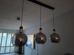 Eettafel hanglampen 4 bollen, Huis en Inrichting, Lampen | Hanglampen, Ophalen of Verzenden, Zo goed als nieuw, Minder dan 50 cm