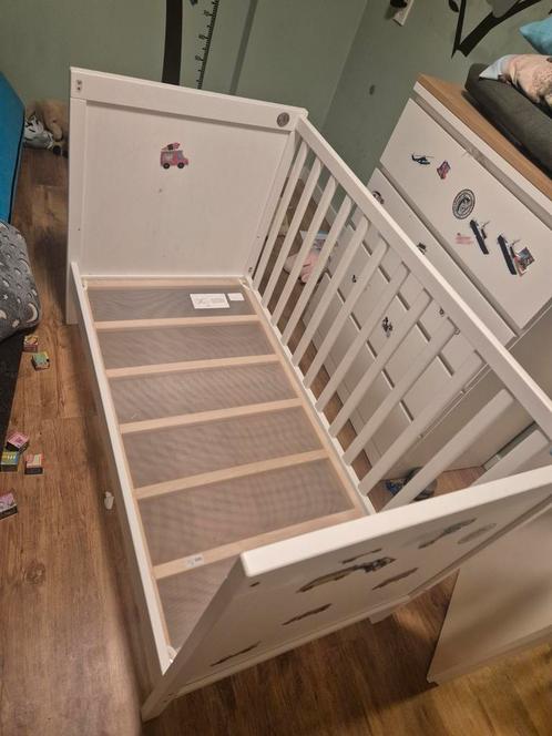 Ikea Sundvik Ledikant/Peuterbed 60x120 + Uitvalbeschermer, Kinderen en Baby's, Babywiegjes en Ledikanten, Gebruikt, Ledikant, Ophalen