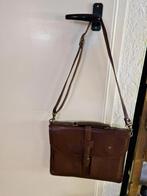 Vintage lederen tas,goede kwaliteit,verstelbaar,veel vakken, Sieraden, Tassen en Uiterlijk, Tassen | Schoudertassen, Overige merken