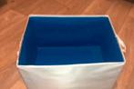 Witte opbergdoos met blauwe binnenkant, Ophalen of Verzenden, Zo goed als nieuw, Duplo