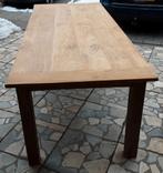 Teakhouten eettafel 240 (dingklik), Huis en Inrichting, 100 tot 150 cm, Teakhout, 200 cm of meer, Ophalen of Verzenden