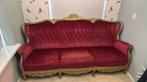 Rode barokbank, Huis en Inrichting, Banken | Sofa's en Chaises Longues, Ophalen, Gebruikt, Barok, 150 tot 200 cm