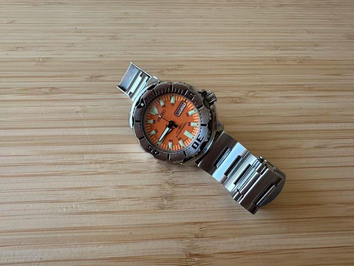 Seiko SKX781 Orange Monster Gen 1 Automatic Diver als Nieuw!, Sieraden, Tassen en Uiterlijk, Horloges | Heren, Zo goed als nieuw