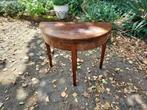 Biedermeier mahonie speeltafel/sidetable met verborgen lade., Ophalen
