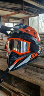 Crosshelm met bril, M, Offroadhelm, Dames, Tweedehands