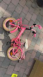 Meisjesfiets 12 inch 2 tot 4 jaar oud., Zijwieltjes, Gebruikt, Ophalen of Verzenden, Minder dan 16 inch