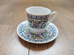 6 Turkse Koffiekopjes & Schotels, Huis en Inrichting, Keuken | Servies, Gebruikt, Ophalen of Verzenden, Overige stijlen, Kop(pen) en/of Schotel(s)