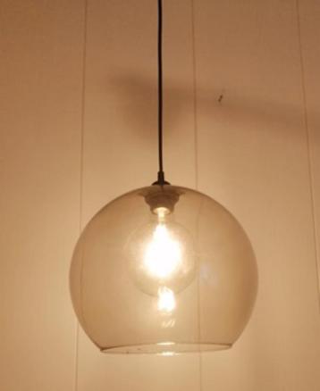 Leuke nieuwe design glazen hanglamp met een ronde kap beschikbaar voor biedingen