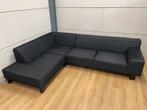 Mooie luxe zwarte hoekbank - GEREINIGD!!!, Ophalen, 250 tot 300 cm, Luxe, Hoekbank