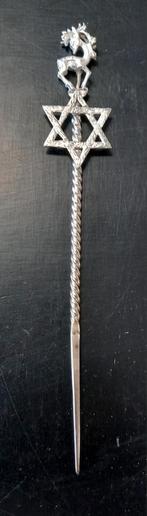 Sterlingzilveren thorawijzer met davidster, Ophalen of Verzenden, Zilver