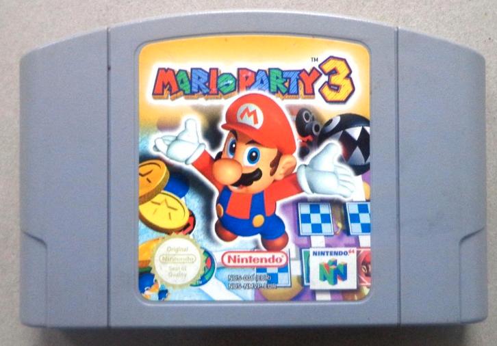 Mario Party 3 voor de Nintendo 64, Spelcomputers en Games, Games | Nintendo 64, Gebruikt, Platform, 3 spelers of meer, Vanaf 3 jaar