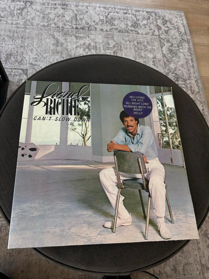 Lionel Richie - Can't Slow Down LP, Cd's en Dvd's, Vinyl | R&B en Soul, Zo goed als nieuw, 1980 tot 2000, Ophalen of Verzenden