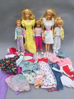 5x Barbie Skipper poppen Mattel vintage kleertjes jaren 80, Ophalen of Verzenden, Gebruikt, Pop