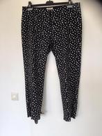 ZWART BROEKJE MET WITTE POLKADOTS VAN GERRY WEBER MAAT 44, Zwart, Maat 42/44 (L), Ophalen of Verzenden, Zo goed als nieuw