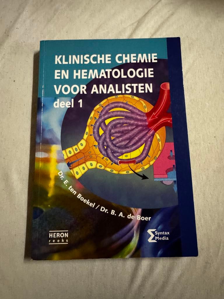 Heron Klinische Chemie & Hematologie Analisten deel 1, Boeken, Ophalen of Verzenden, Beta, Zo goed als nieuw, MBO