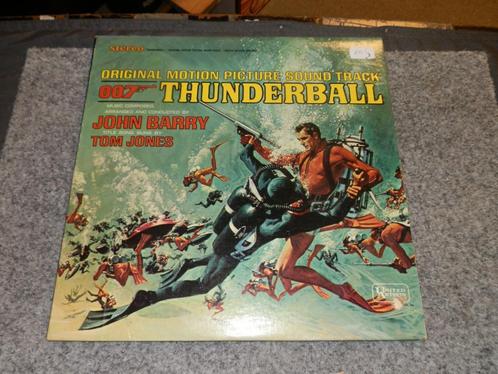 Lp Thunderball 007 original motion picture sound track, Cd's en Dvd's, Vinyl | Filmmuziek en Soundtracks, Zo goed als nieuw, 12 inch