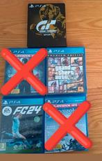 PS4 Games - Gran Turismo, GTA V, Uncharted, Horizon, FC24, Spelcomputers en Games, Games | Pc, Online, Gebruikt, Overige genres