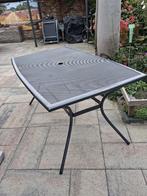 tuintafel, Tuin en Terras, Tuintafels, Ophalen, Gebruikt, Rechthoekig, Metaal