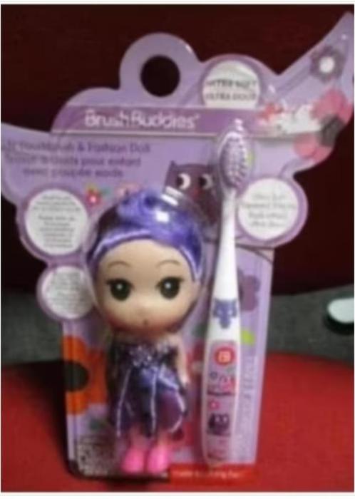 KINDER TANDENBORSTEL met POPJE Nieuw uit AMERIKA, Kinderen en Baby's, Overige Kinderen en Baby's, Nieuw, Ophalen of Verzenden
