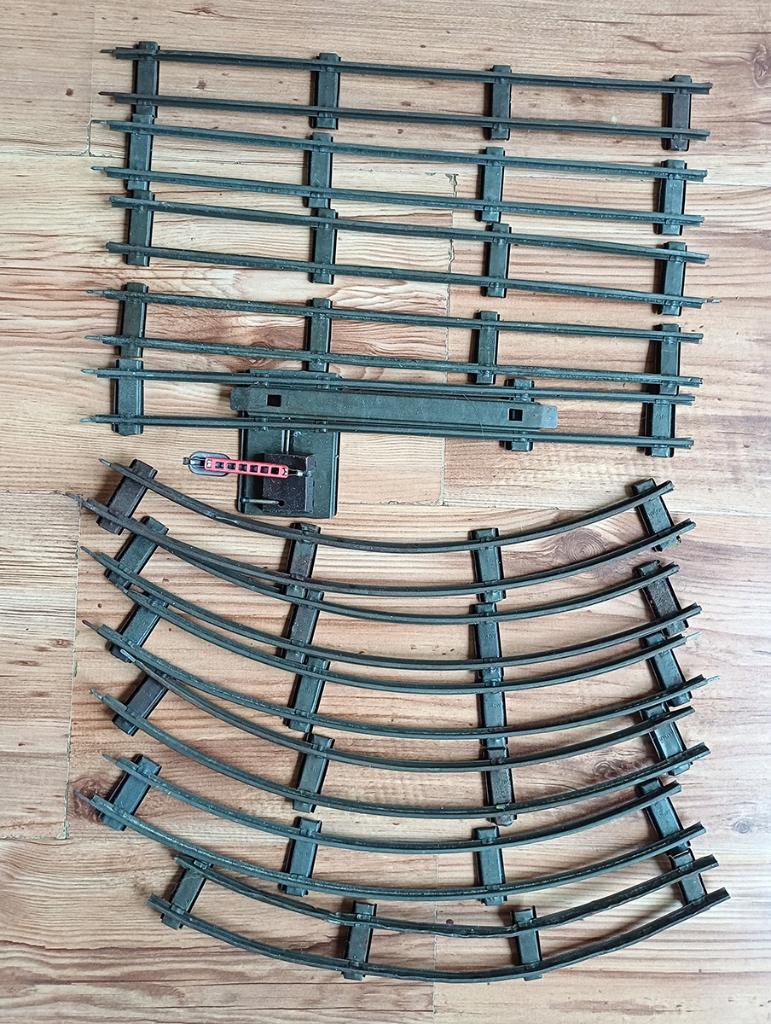 Metalen spoorrails voor modeltrein, Märklin, Hobby en Vrije tijd, Modeltreinen | H0, Gebruikt, Gelijkstroom of Wisselstroom, Rails