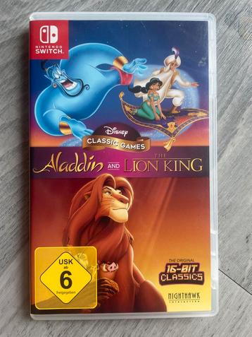 Nintendo Switch Game Aladdin and the lion king classic  beschikbaar voor biedingen