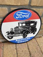 Porseleinen emaille bord van Ford, Verzamelen, Ophalen of Verzenden, Zo goed als nieuw, Reclamebord