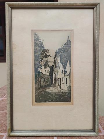 Oude litho Maastricht  beschikbaar voor biedingen