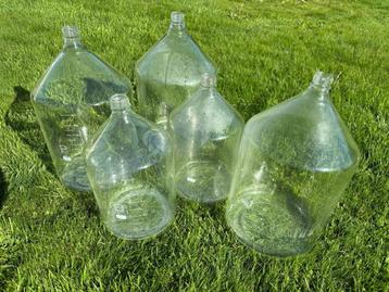 Schroefdraadfles 20 en 10 liter Schott Duran beschikbaar voor biedingen