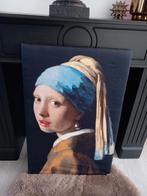 Meisje met de parel gestoffeerd schilderij, Ophalen of Verzenden