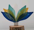 Unieke handgemaakte abstracte glasfused bloem, Ophalen of Verzenden