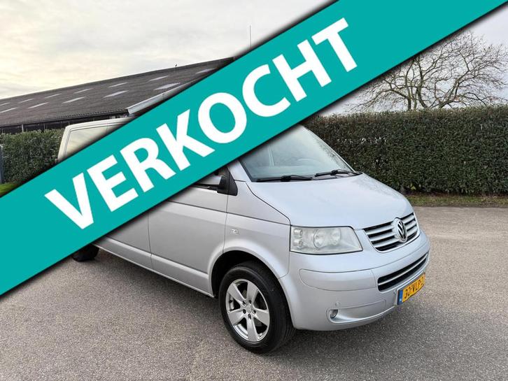 Volkswagen Transporter 2.5 TDI AUT - DC - AIRCO - MARGE, Auto's, Bestelauto's, Te koop, ABS, Airbags, Airconditioning, Boordcomputer