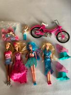 4 barbiepoppen met accessoires, Kinderen en Baby's, Speelgoed | Poppen, Gebruikt, Ophalen of Verzenden, Barbie
