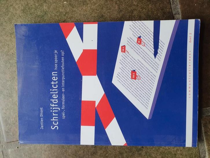 Jantien Dhont - Schrijfdelicten, Boeken, Schoolboeken, Zo goed als nieuw, Nederlands, Overige niveaus, Ophalen of Verzenden