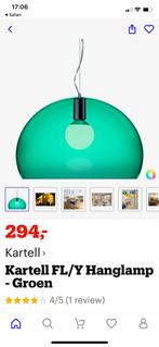 Kartell Fly Hanglamp Smaragdgroen Nieuw, Huis en Inrichting, Lampen | Hanglampen, Ophalen, Nieuw, Kunststof, 50 tot 75 cm