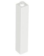 Lego Bouwstenen 1x1x5 wit 23 stuks, Ophalen of Verzenden, Gebruikt, Losse stenen, Lego