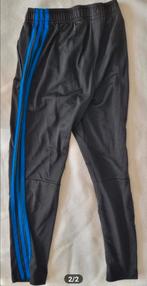 Adidas Trainingsbroek Zwart/Blauw (maat 140), Maat 48/50 (M), Zwart, Ophalen of Verzenden, Zo goed als nieuw