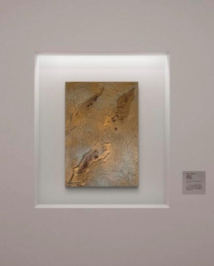 Jaimy Lee 'Erosie van tijd' incl certificaat, Antiek en Kunst, Kunst | Schilderijen | Abstract, Ophalen of Verzenden