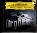 Mendelssohn: Symphonies for Strings 8-10 / Orpheus Ch.O, Ophalen of Verzenden, Romantiek, Zo goed als nieuw, Orkest of Ballet
