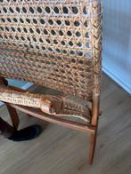 Vintage Rotan Stoel, Ophalen, Gebruikt, Bruin, Eén