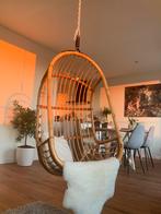 Bamboe Hangstoel / Eistoel, Bohemian ibiza lounge, Bruin, Ophalen of Verzenden, Zo goed als nieuw