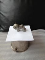 Te koop beeldje Bichon Frisé verzilverd, Ophalen of Verzenden, Nieuw