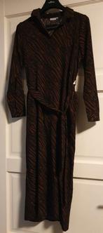 Nieuwe zwarte jurk/bruin giraffeprint mt M, Nieuw, Ophalen of Verzenden