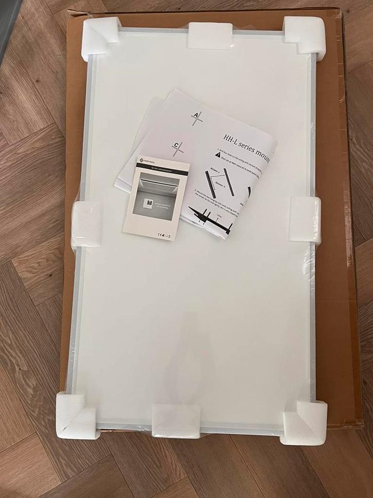 Infrarood paneel (700watt)met LED-licht en digi thermostaat, Doe-het-zelf en Verbouw, Verwarming en Radiatoren, Nieuw, Overige typen
