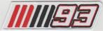 Marc Márquez stoffen opstrijk patch embleem #4, Verzamelen, Ophalen of Verzenden, Nieuw, Auto's