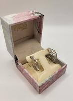 Hush Jewels zilveren 925 oorbellen, waaiers, grote oorbellen, Nieuw, Ophalen of Verzenden, Knopjes of Stekers, Zilver